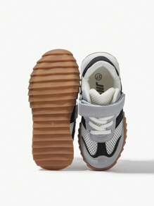 JNSQ 1 paire de chaussures de sport respirantes en maille pour enfants, baskets plates simples et à la mode avec semelle en caoutchouc, légères et durables pour la rentrée scolaire du printemps/été