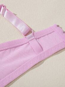 3件套加大码性感蕾丝拼接舒适无缝钢圈提拉塑形文胸