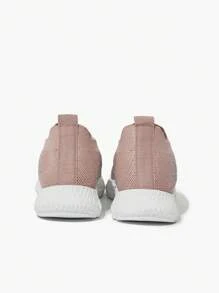 JNSQ 1 Pair Kids Casual Studded Slip-On Soft Bottom Sports Shoes, Versatile For All Seasons Back-To-School - Pink - View 9