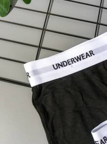 5pcs Men's Minimalist Boxers Briefs, Suitable For Summer Multipack Trunk - Multicolor - View 3