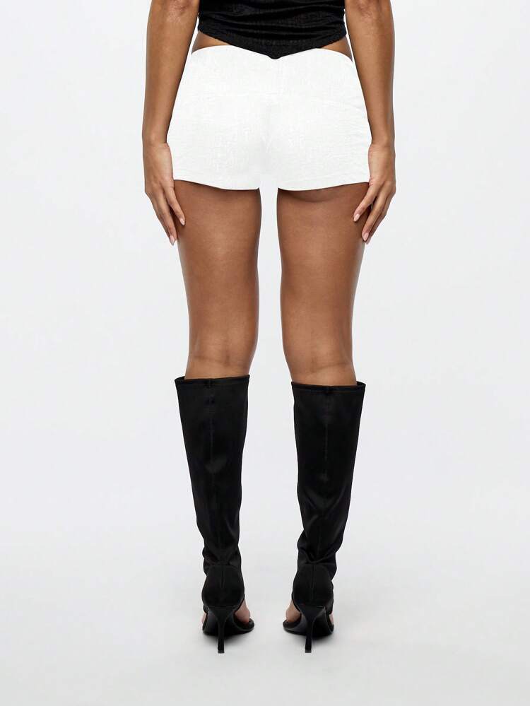 SUMWON WOMEN Women's High Waisted Mini Booty Shorts