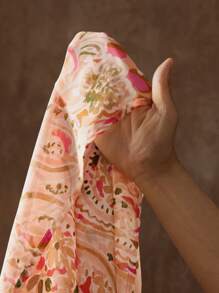 Maija Áo cánh mùa hè in họa tiết cổ điển nhiều màu dành cho nữ, đa năng, thời trang, thoải mái và vừa vặn, cổ ve áo, trễ vai, tay dài, cài nút phía trước, thích hợp cho kỳ nghỉ ở bãi biển và mùa hè Ibiza, phù hợp cho mọi mùa, thiết kế thời trang ngày lễ hiện đại, thoải mái khi đi biển, phong cách Bohemian, trang phục ngày lễ trên đảo, trang phục ngày lễ dopamine mùa hè, phong cách ngày lễ cùng kiểu dáng, không khí kỳ lạ, hòa nhạc đồng quê, phong cách phương Tây - Nhiều màu - Xem 8