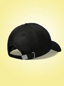 TOM & JERRY X SHEIN Fashionable Casual Cartoon Mouse Embroidered Baseball Cap - Black - View 3