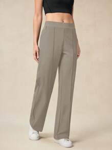 OutZeal Pantalones para mujer con piernas rectas, bolsillos con cremallera, de secado rápido, refrigerantes, ligeros y elásticos, ideales para deportes, aventuras al aire libre y uso diario, con tela suave y sedosa