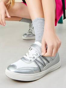 JNSQ Basic Breathable Mesh Spring/summer Flat Non-slip Children's Sports Shoes - Multicolor - View 2