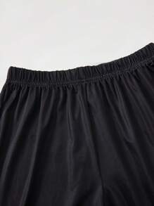 SHEIN 2pcs/Set Teen Boy & Teens Boys Casual Versatile Comfortable Number Print V-Neck Loose T-Shirt & Shorts Knit Sports Set - Multicolor - View 10