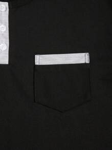 Manfinity Homme Set Polo Shirt Colorblock, minimalista e alla moda, adatto per l'estate