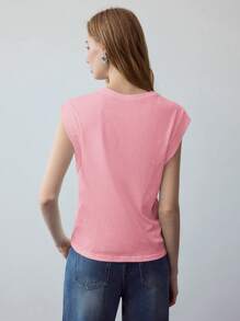 MOTF STUDIO T-Shirt mit Stickerei und Kunstperlendetails