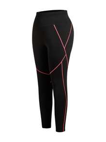 Easithlete Fashion Women's Plus Size Fitness Running Sports Suit - Pink - View 3