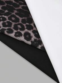 SHEIN LUNE Bộ 3 áo thun nữ mùa hè cổ tròn tối giản, tay lửng, ôm vừa vặn - Đen và trắng - Xem 4