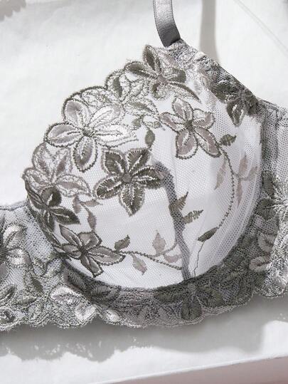 Esselle Roze Romantic Underwear Padded Lingerie BH Slipje Set view 4