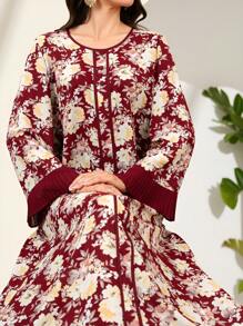 Al Najma Women's Simple & Fashionable Arabic Style Modest Full Length Jalabiya Dress, Suitable For Summer