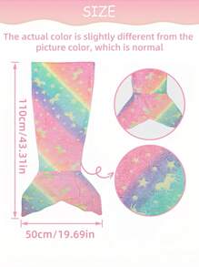 Saco de dormir con diseño de sirena que brilla en la oscuridad - Manta de franela con estampado de cielo estrellado con tema navideño para niños y adultos, 2 en 1 convertible en saco de dormir con constelaciones luminosas, regalo perfecto para acampar, fiestas de pijamas y noches de película acogedor