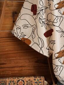 INAWLY 大码印花圆领休闲T恤图案T恤女式上衣