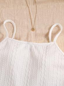 2pcs/Set Teen Girls Vacation Ensemble, Suitable For Beach Holiday, Summer Outfit With Tank Top And Mini Skirt - Burgundy - View 3