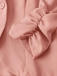 EMERY ROSE Women's Button 3/4 Sleeve Casual Outdoor Home Jacket