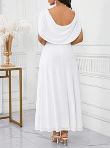 SHEIN Lady Plus Size Women Elegant Solid Color Swing Neck A Line Dress, Summer Dresses For Women, Plus Size Women Elegant Dresses, Plus Size Women White Dresses, Wedding Guest Dresses, Plus Size Women Casual Dresses, Plus Size Plus Size Women Birthday Dresses, Plus Size Women Elegant Dresses,Holiday Outfits For Women White Elegant Dress Women White Cowl Neck Dress Summer Elegant White Dress White Draped Dress White Midi Dress Wedding Guest Dress Women Fall Clothes For Women Vacation Outfits Woman Beach Outfits For Woman Formal Dresses For Women Dresses For Women Elegant Birthday Dresses For Women Wedding Guest Dress Dresses For Women Party