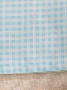 SHEIN 休闲百搭格子复古翻领开衫男童梭织衬衫 - 彩色 - 查看 7