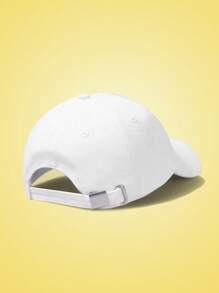 TOM & JERRY X SHEIN Casual Fashion Cartoon Mouse & Cat Print Baseball Cap, Suitable For Outing - White - View 3