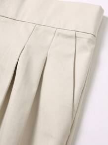 Manfinity Bizformal Men's Casual Versatile Straight Slim-Fit Dress Pants, Design-Forward Clothes For Men Pants Formal Pants For Men - Beige - View 5