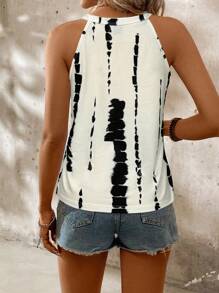 SHEIN LUNE Women Sleeveless Fashionable Tank Top, Suitable For Summer,Casual - White - View 2