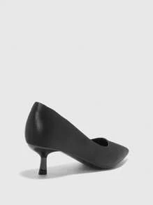 CUCCOO BIZCHIC Women's Fashion Burgundy Comfortable Pointed Toe Flats, Suitable For Commuting, Dating, Party, Travel - Black - View 8