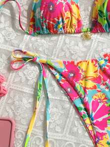 Swim Mod 2 件套女士夏季沙滩装 - 比基尼套装 - 彩色 - 查看 5