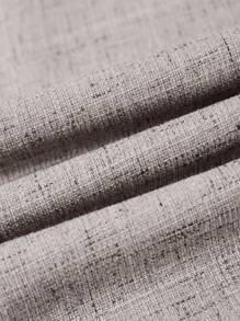 Ellevyn Women Apricot Textured Fabric Asymmetrical Shoulder Top + Straight Leg Pants 2 Pieces Set, Summer Teacher Outfits Pieces Set, Business Casual Woman Linen Set, For Going Out - Light Grey - View 7