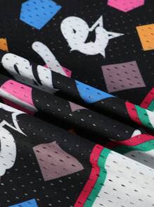 Manfinity EMRG Men's V-Neck Short Sleeve Fashionable T-Shirt, Suitable For Summer - Multicolor - View 6