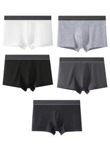 Manfinity Underwear&Sleepwear Basics 14 paires de boxers classiques de couleur unie pour hommes