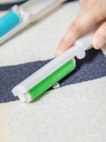 1pc Collapsible PP Lint Roller,Daily Solid Hair Removal Lint Roller For Furniture Clothing - Multicolor - View 3