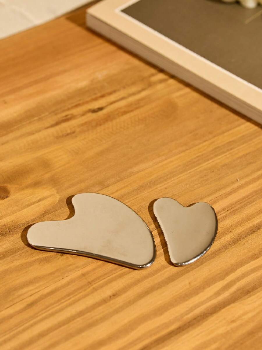 Cirelle 1PC Stainless Steek Gua Facial Tools Massage Tool For Face Source Factory Spot Facial Care Lifting Anti-Aging Apple Muscle Sagging Stainless Steel Scraping Tool Beauty Board