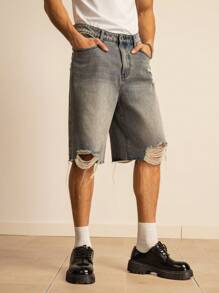 SWAVVY Men's Woven Casual Loose Shorts, Fashion Daily Young Wear