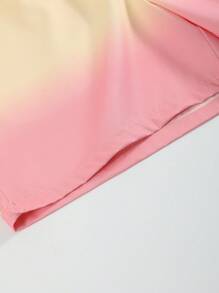 Manfinity RSRT Conjunto de camisa de manga corta y shorts con estampado de palmera para hombres, ideal para vacaciones de verano