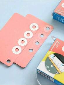 Hole Punch Protector Labels Loose Leaf Paper Hole Reinforcement Labels Round Stickers Self Adhesive Binding Paper Sticker,Back To School,School Supplies - Multicolor - View 10