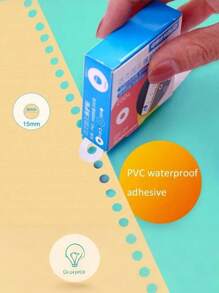 Hole Punch Protector Labels Loose Leaf Paper Hole Reinforcement Labels Round Stickers Self Adhesive Binding Paper Sticker,Back To School,School Supplies - Multicolor - View 5