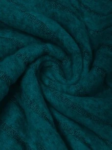 Plus Size Women Loose V-Neck Wide Ribbed Casual Pullover Sweatshirt, Autumn/Winter Graduation,Back To School,Graduation,Teacher,Back To School Fall