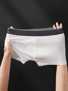 Manfinity Underwear&Sleepwear Basics 14 paires de boxers classiques de couleur unie pour hommes