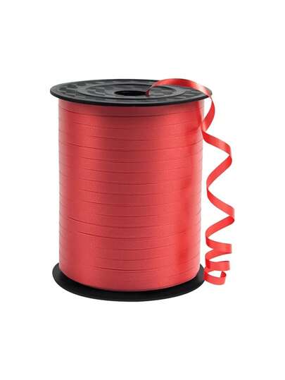 SHEIN 1 Roll, 250 Yard Red Curling Ribbon For Gift Wrapping, Balloon String, Wedding, Birthday, - Metallic Shiny " Ribbon For Bouquets And Flower Wrapping Paper Valentine DAY, Valentines Wedding, Birthday