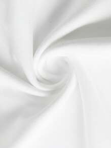 Tseoso Áo thun crop top cổ tròn tay ngắn họa tiết tối giản Cherry Design dành cho nữ - trắng - Xem 7