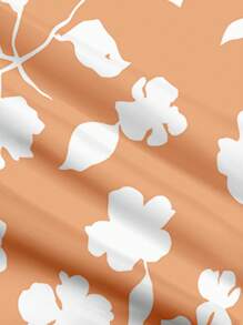 Vecteezy Top tube imprimé floral décontracté pour femmes, style doux convenant pour les vacances d'été