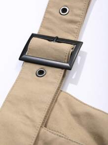 DAZY Mono de mujer de unicolor minimalista y elegante para uso casual, mono de verano para uso diario de mujer