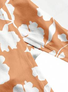 Vecteezy Top tube imprimé floral décontracté pour femmes, style doux convenant pour les vacances d'été