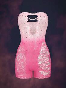 AltCore Bachelorette Ombre Sexy Jumpsuit, Alluring Lingerie For Women UnderwearOuter