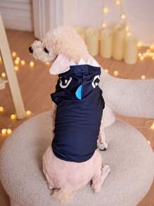 PETSIN Sweat-shirt à capuche léger et respirant à motif requin, style décontracté et à la mode, pour chiens et chats, printemps/été