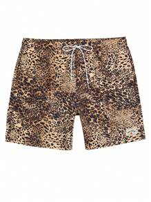 Manfinity VDAYZ Shorts de playa de moda para hombres, aptos para el verano