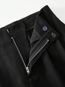 MOTF STUDIO PRESS CREASE STRAIGHT LEG SUIT PANTS - Black - View 6