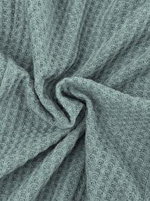 EMERY ROSE 1 Áo thun nữ họa tiết màu trơn đơn giản thả vai - Xám - Xem 7