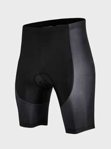 Manfinity Sport Corelite 男士透气全印花拉链短袖上衣和短裤骑行运动套装