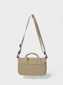 SHECARRY Women Top Handle Bags Crossbody Nylon Universal For All Seasons For Dinner/Dating/Party/School/Travel/Commute/Shop Bag Casual Basic Style Women Top Handle Bags Crossbody Casual, Portable, Adjustable Shoulder Strap Portable Lightweight With Adjustable Strap For Outdoors/Outings/Travel/Hiking/Stadium/Sports/Climbing/Back To School For Students - Khaki - View 5